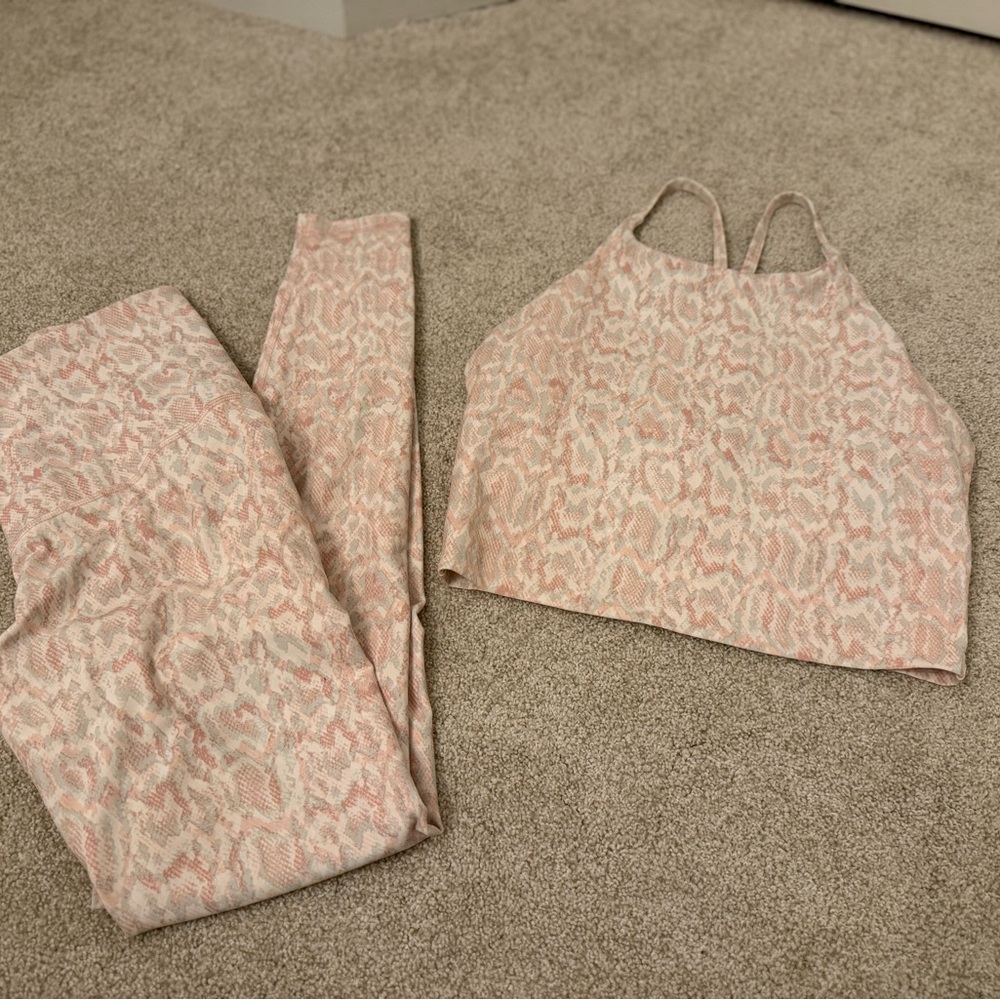 Old Navy Leopard Tank and Leggings